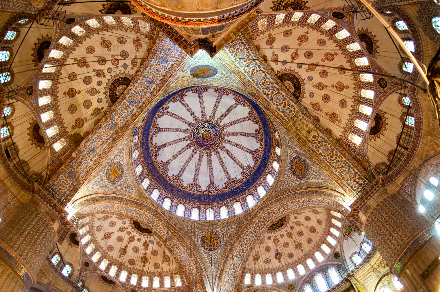 Dome of Blue Mosque-Istanbul