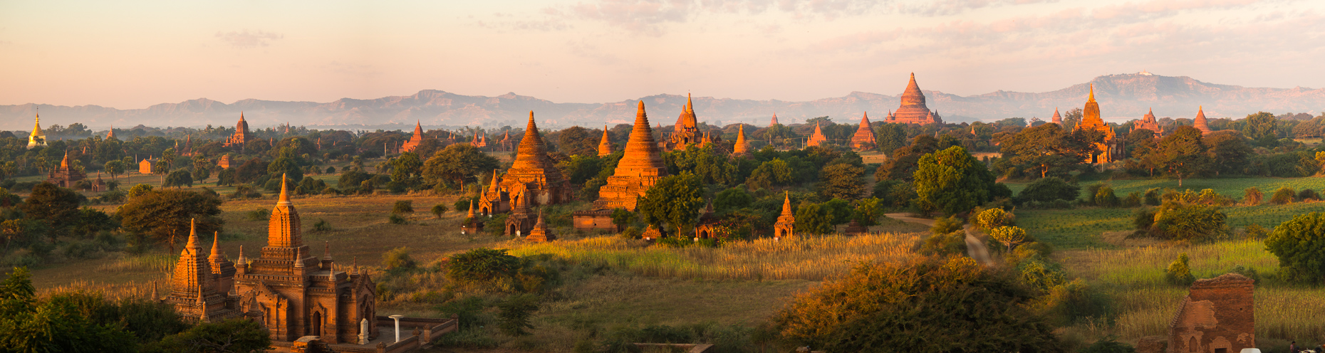 Temples in the Evening-Myanmar