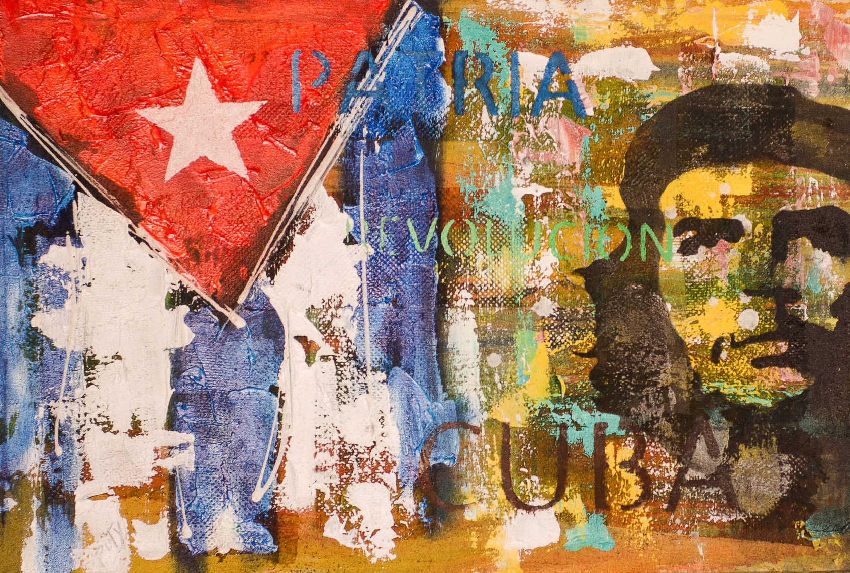 TP_1-98.  A painting to honor Che Guevara.  Havana, Cuba