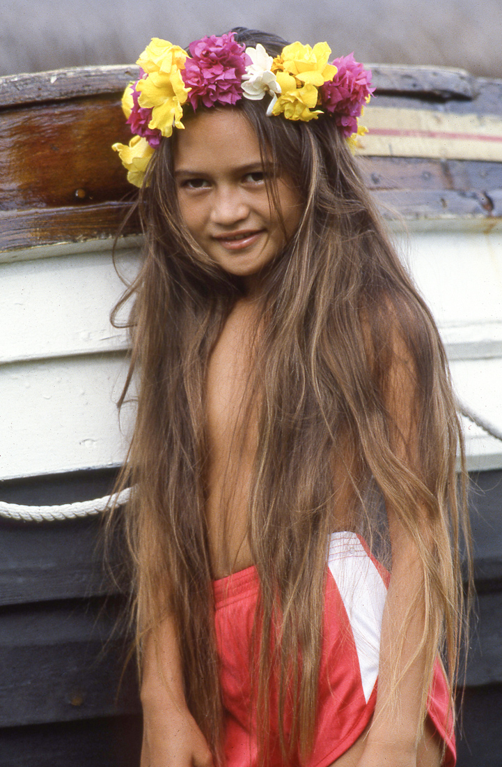 Young Tahitian Girl-Moorea